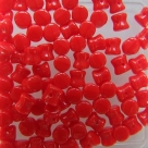 #09 - 25 Stck. Diabolo Beads 4x6 mm opak red