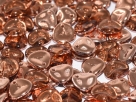 #01d 50 Stck. Rose Petals 8*7mm -  crystal capri gold